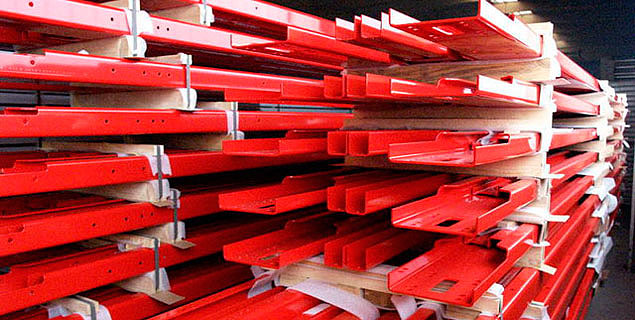 Coated sheet metal components after surface finishing