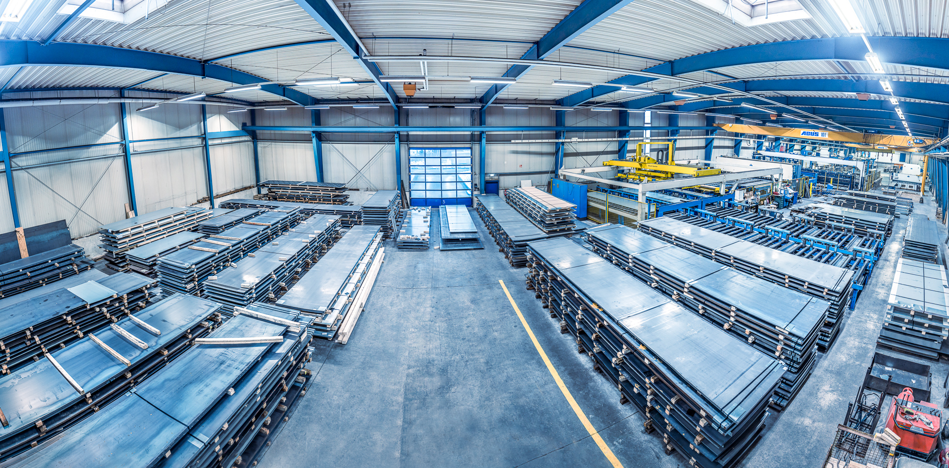 View into the production hall of August Bertrams GmbH